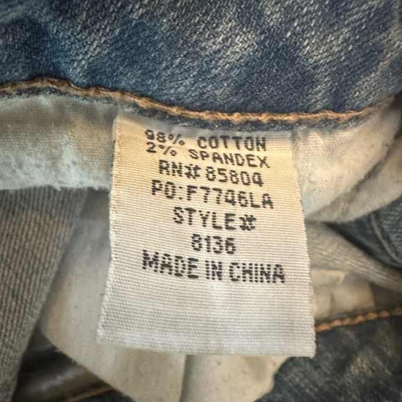 Contraband Stretchy Skinny Jeans Distressed Size 3 - Picture 3 of 4